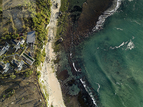 Indonesia  Bali  Aerial view of Bingin beach