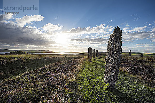 Great Britain  Scotland  Orkney  Mainland  Ring of Brodgar  neolithic stone circle