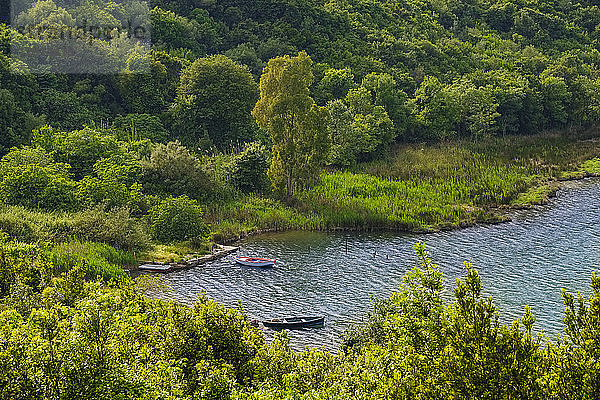 Albania  Vlore County  Butrint National Park  bay of Butrint