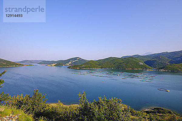 Albania  Shokdra  Dam Liqeni i Vaut te Dejes