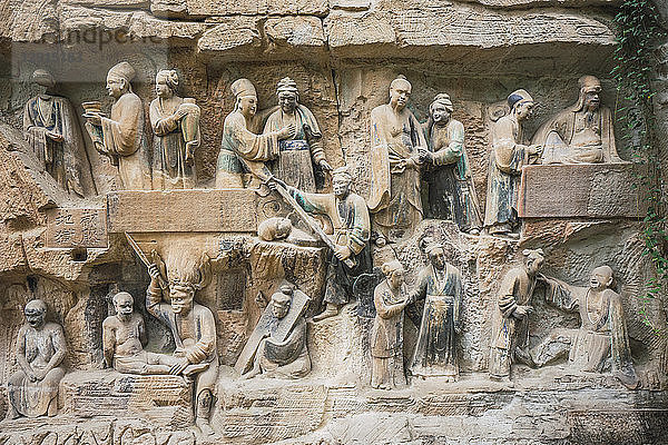 China  Sichuan Province  Dazu Rock Carvings