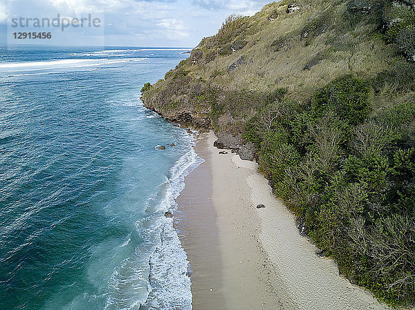 Indonesia  Bali  Aerial view of Payung beach