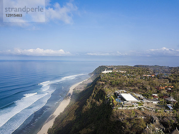 Indonesia  Bali  Aerial view of Nyang Nyang beach