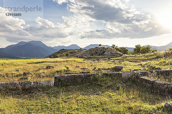 Greece  Peloponnese  Corinthia  Stymfalia  Ancient plateau  Lake Stymphalia