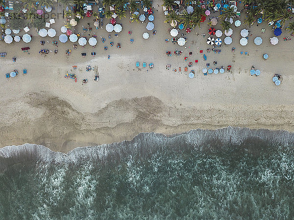 Indonesia  Bali  Aerial view of Padma beach