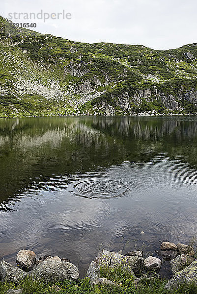 Austria  Tyrol  Fieberbrunn  lake Wildsee at Wildseeloder