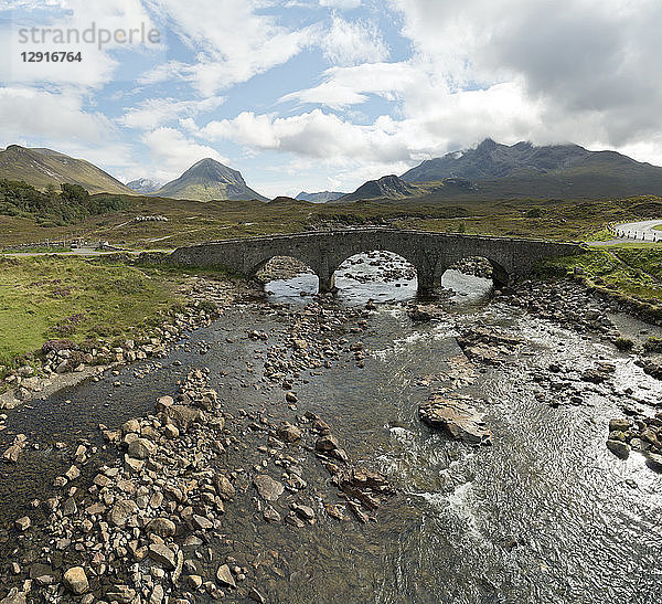 UK  Scotland  Isle of Skye  Sligachan  bridge