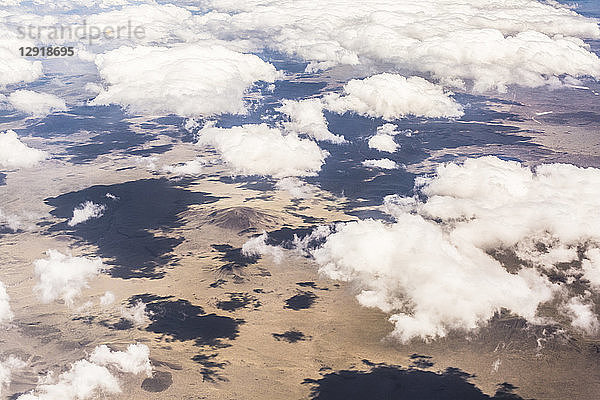 MajestÃ?tische Naturlandschaft mit Luftaufnahme der Anden  Provinz MendozaÂ  Argentinien