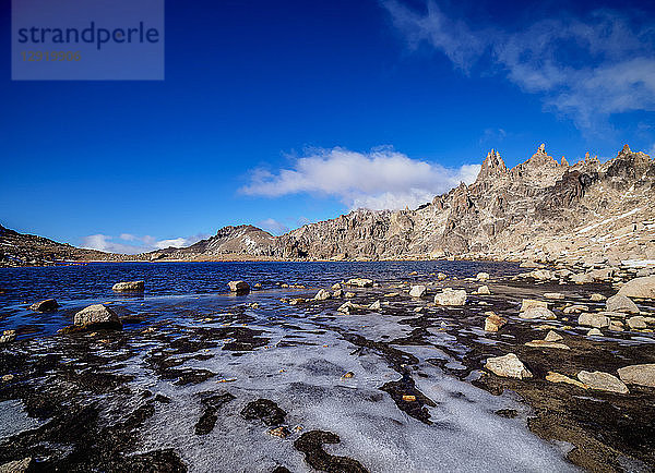 Lagune Schmoll  Nationalpark Nahuel Huapi  Provinz Rio Negro  Argentinien  Südamerika