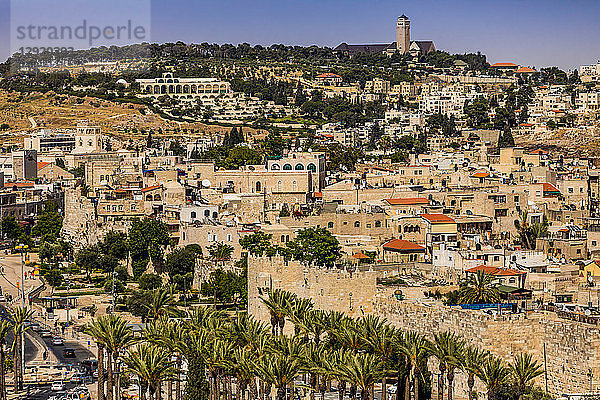 Landschaftlich in Jerusalem  Israel  Naher Osten