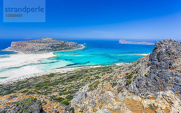 Balos Bay Beach  Gramvousa Halbinsel  Kreta  Griechische Inseln  Griechenland