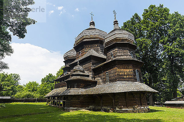 Die hölzerne St. Georgskirche  UNESCO-Weltkulturerbe  Drohobytsch  Ukraine