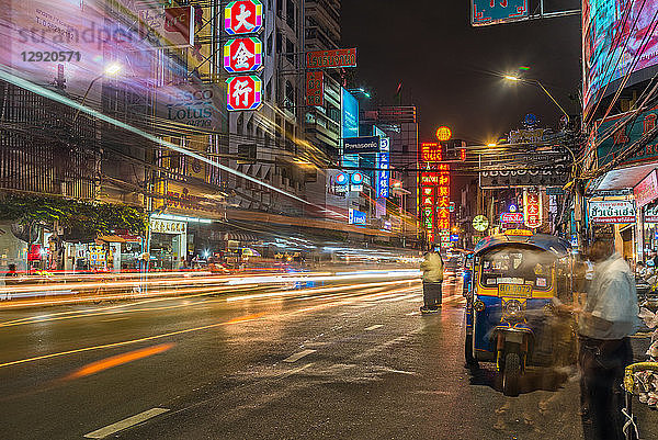 Bangkok bei Nacht  Bangkok  Thailand  Südostasien  Asien