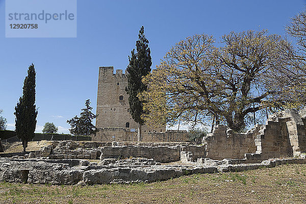 Burg Kolossi in Südzypern  Mittelmeer