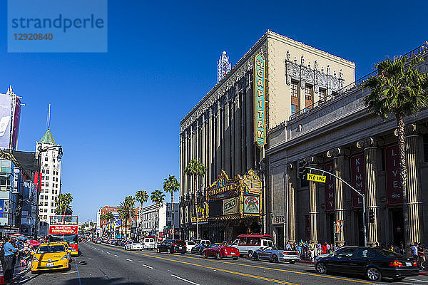 Hollywood Boulevard  Hollywood  Los Angeles  Kalifornien  Vereinigte Staaten von Amerika  Nordamerika