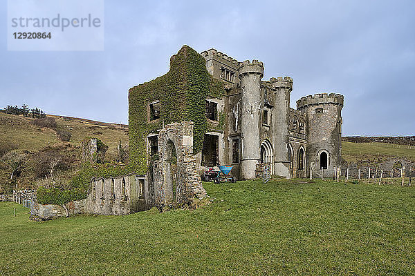 Clifden Castle  Grafschaft Galway  Connacht  Republik Irland