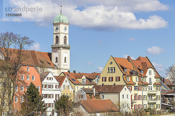 Stadtamhof  Altstadt in Regensburg  UNESCO-Welterbe  Bayern  Deutschland