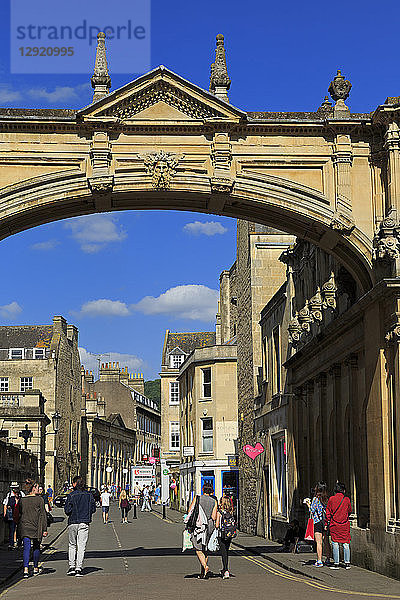 Main Arch  City of Bath  UNESCO-Weltkulturerbe  Somerset  England  Vereinigtes Königreich  Europa