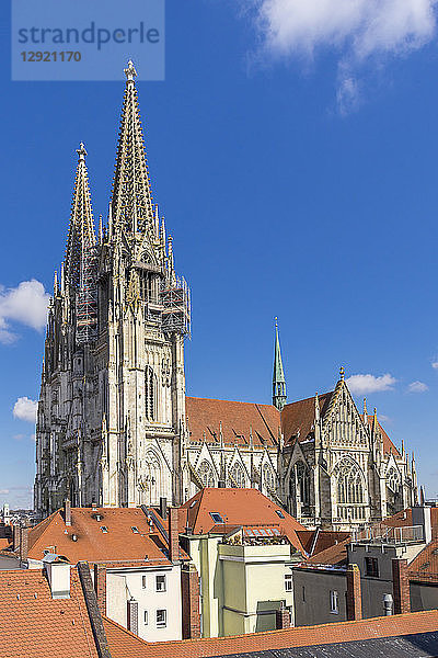 Dom St. Peter  UNESCO-Welterbe  Regensburg  Bayern  Deutschland