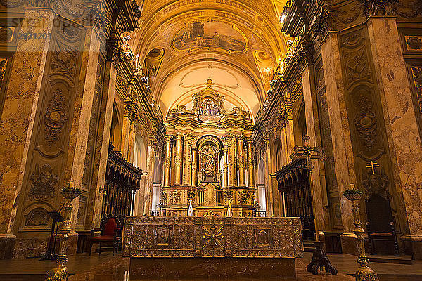 Innenraum der Catedral Metropolitana (Metropolitankathedrale)  Plaza de Mayo  Zentrum  Buenos Aires  Argentinien