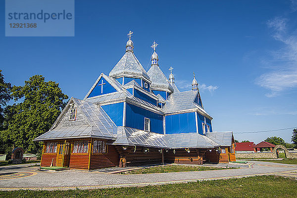 Blaue Holzkirche  bei Buchach  Ukraine