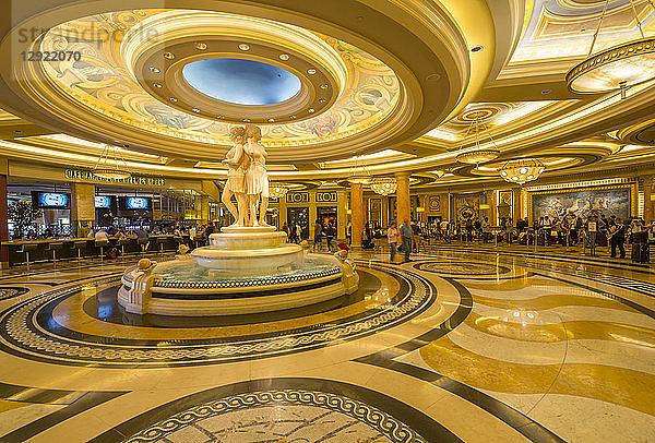 Innenansicht von Caesars Palace Hotel und Casino  Las Vegas  Nevada  Vereinigte Staaten von Amerika  Nordamerika