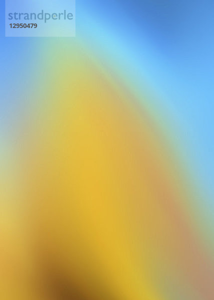 Gelb-blaues abstraktes Hintergrundmuster im Weichzeichner