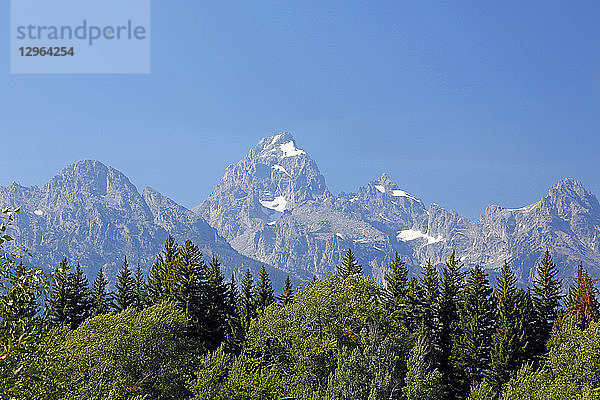 USA. Wyoming. Grand-Teton-Nationalpark. Gesamtansicht.