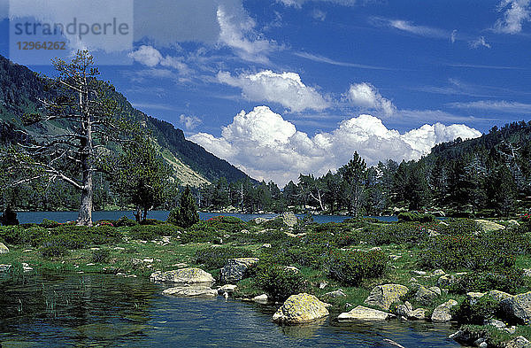 Frankreich  Pyrenäen-Nationalpark  Naturschutzgebiet Neouvieille  Aure-Tal  Lac d'Aumar