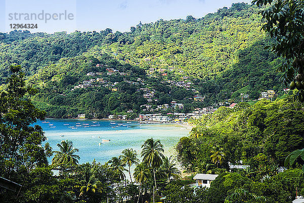 Charlotteville's Bay  Tobago  Trinidad und Tobago  Westindische Inseln  Südamerika