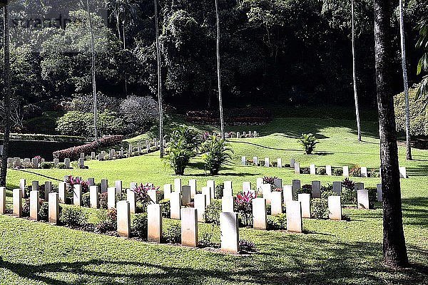 Sri Lanka. Kandy  Internationaler Soldatenfriedhof.
