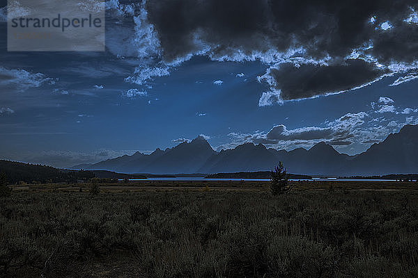 USA  Wyoming  Grand Teton National Park  Teton Range