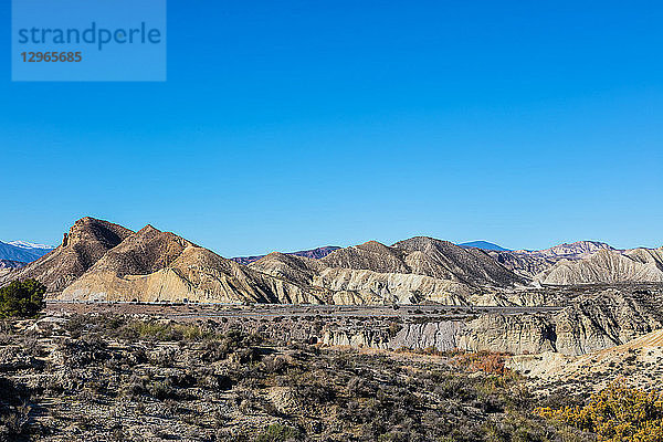 Wüste von Tabernas  Almeria  Andalusien  Spanien