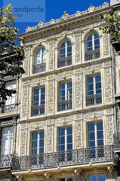 Frankreich  Bordeaux  Stadtviertel Triangle d'Or  Gebäude in den Allees de Tourny (Weltkulturerbe UNESCO)