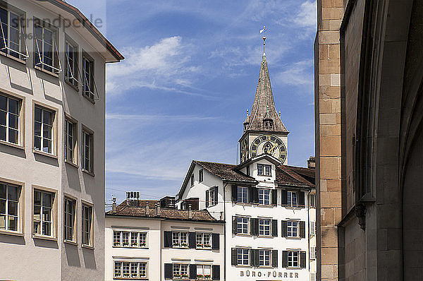 Schweiz  Kanton Zürich  Stadt Zürich  die Altstadt
