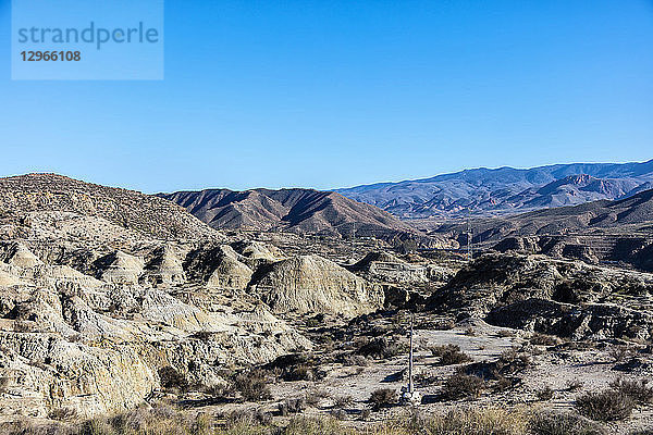 Wüste von Tabernas  Almeria  Andalusien  Spanien