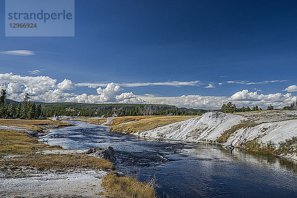 USA  Wyoming  Yellowstone-Nationalpark  Fire Hole River   UNESCO-Welterbeliste