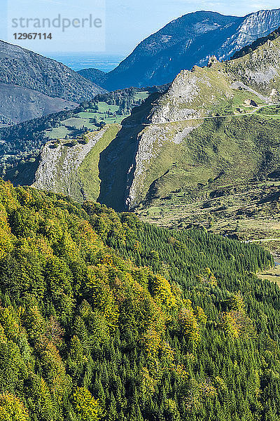 Frankreich  Pyrenäen-Nationalpark  Region Okzitanien  Val d'Azun  Ouzom-Tal  Cirque du Litor