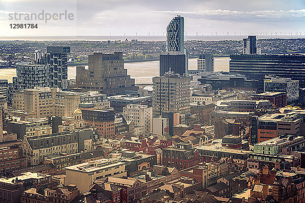 Stadtbild von Liverpool  England