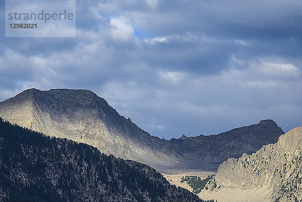 Wolken über dem Berg in Marble  Colorado