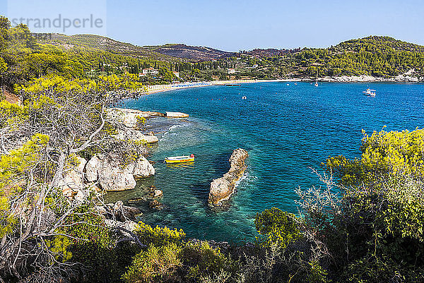 Spetses  Saronische Inseln  Region Attika  Ägäische Küste  Griechische Inseln  Griechenland