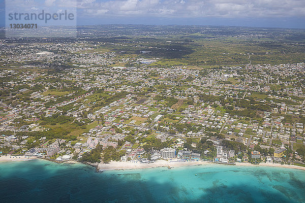 Luftaufnahme von Barbados  Barbados  Westindien  Karibik