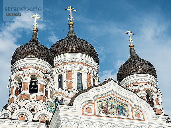 Alexander-Newski-Kathedrale (russisch-orthodox)  Toompea (Oberstadt)  UNESCO-Weltkulturerbe  Tallinn  Estland  Baltikum