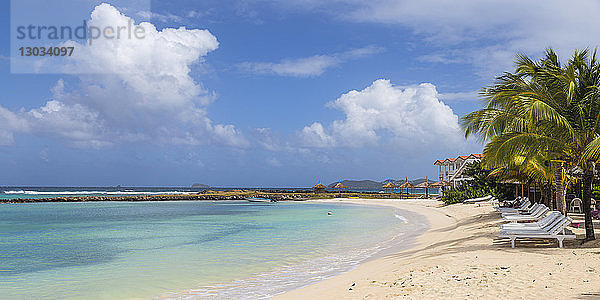 David's Beach Hotel  Big Sands Strand an der Belmont Bay  Union Island  Grenadinen  St. Vincent und die Grenadinen  Westindische Inseln  Karibik
