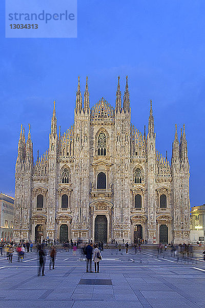 Der Dom (Basilica Cattedrale Metropolitana della Nativite della Beata Vergine Maria) (Duomo)  Mailand  Lombardei  Italien