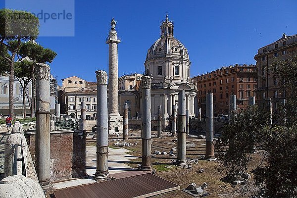 Fori Imperiali (Kaiserforum)  UNESCO-Weltkulturerbe  Rom  Latium  Italien