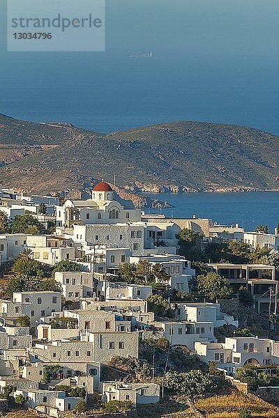 Chora von Patmos  Dodekanes  Griechische Inseln  Griechenland