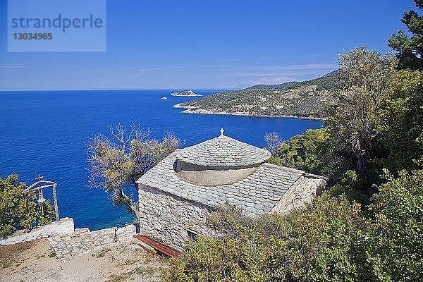 Heiliges Kloster von Agioi Anargyroi  Insel Alonissos  Sporaden  Griechische Inseln  Griechenland