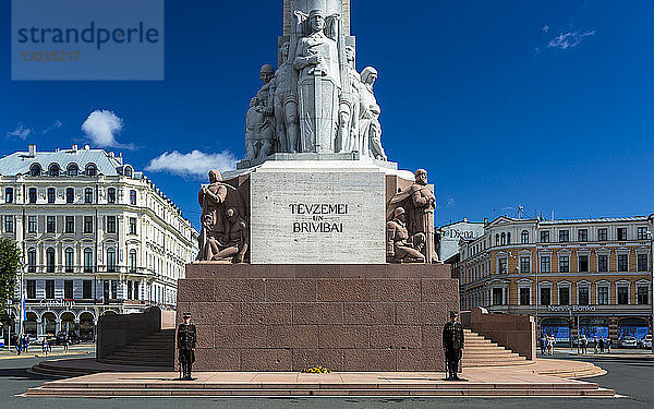 Freiheitsdenkmal  Riga  Lettland  Baltikum