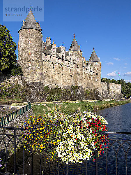 Schloss Josselin  Morbihan  Bretagne  Frankreich
